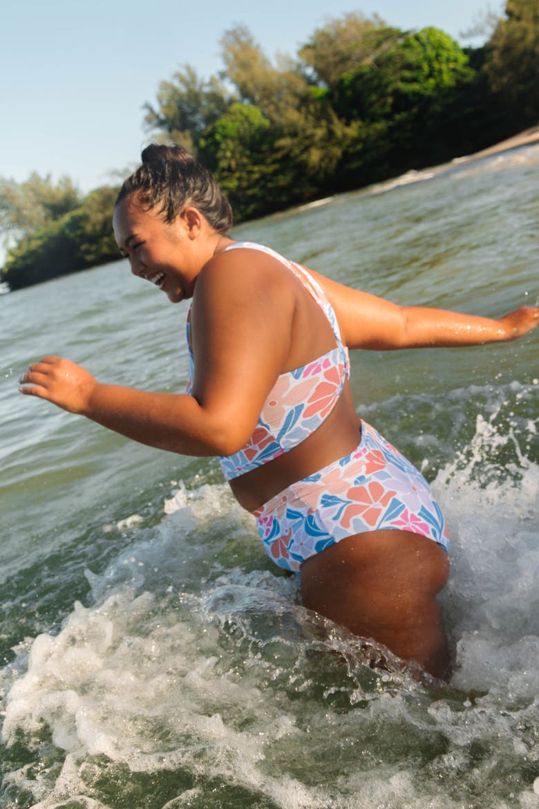 Seamless Mid Rise Bottom, Alternate, color, South Beach