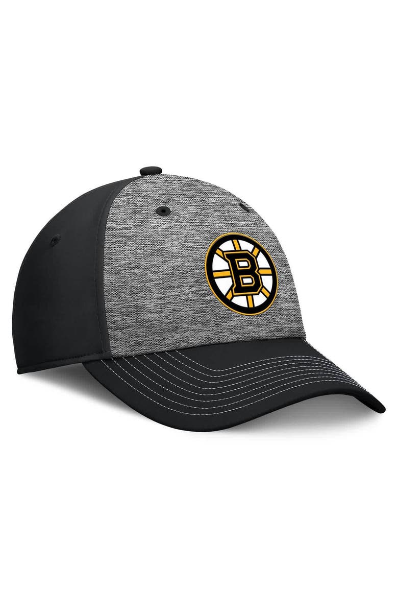 FANATICS Men's Fanatics Gray/Black Boston Bruins Fundamental Top Shelf 2-Tone Flex Hat, Alternate, color, Gray