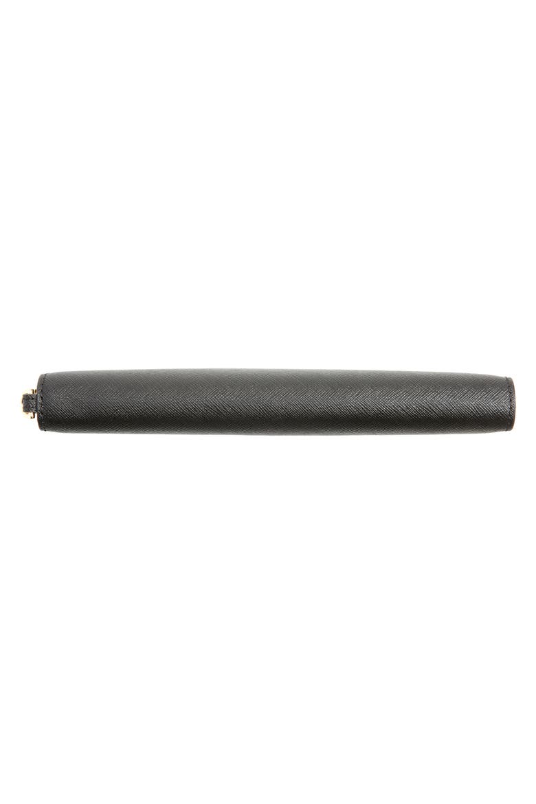 Robinson Leather Passport Continental Wallet, Alternate, color, BLACK