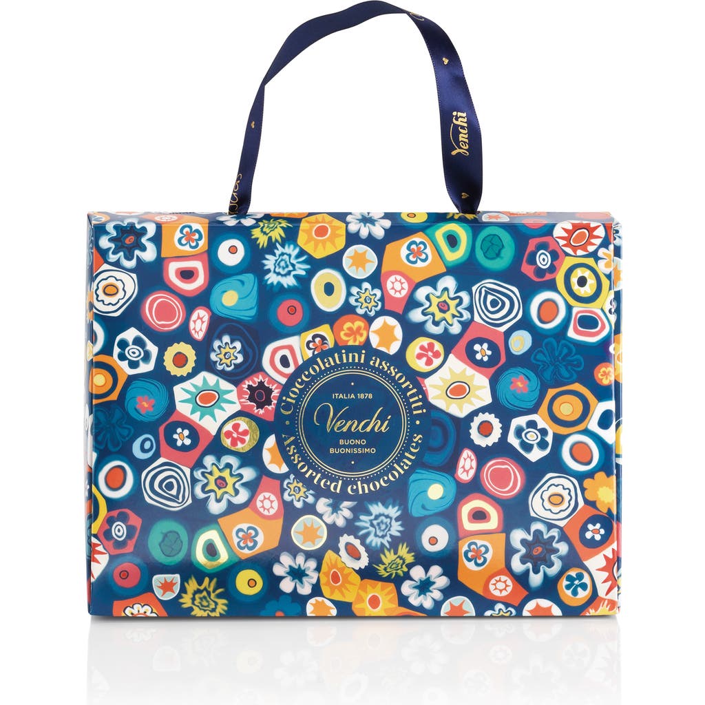 Venchi Small Murrine Gift Bag with Assorted Pearl Chocolates in Blue  product