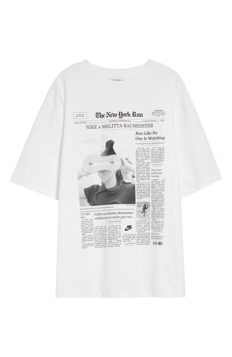 MELITTA BAUMEISTER x Nike The New York Run Cotton Graphic T-Shirt, Main, color, White