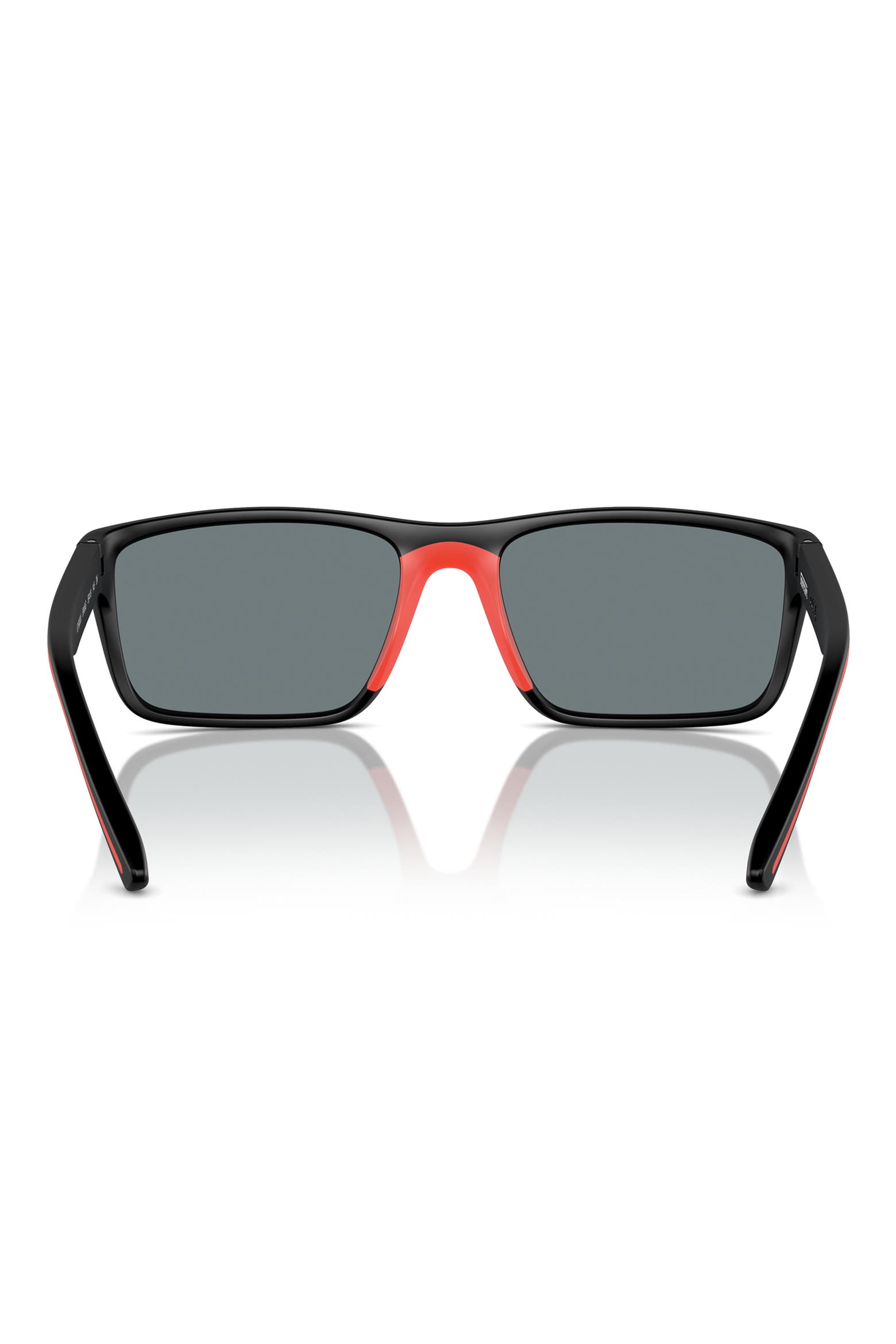 Mirrored Scuderia Ferrari 59mm Mirrored Rectangular Sunglasses (Men) | Nordstrom