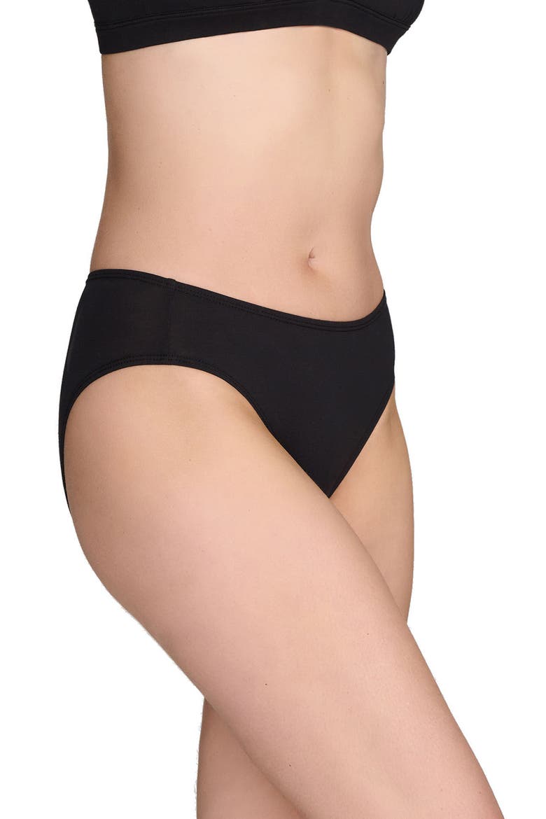 The Cotton Briefs, Alternate, color, BLACK
