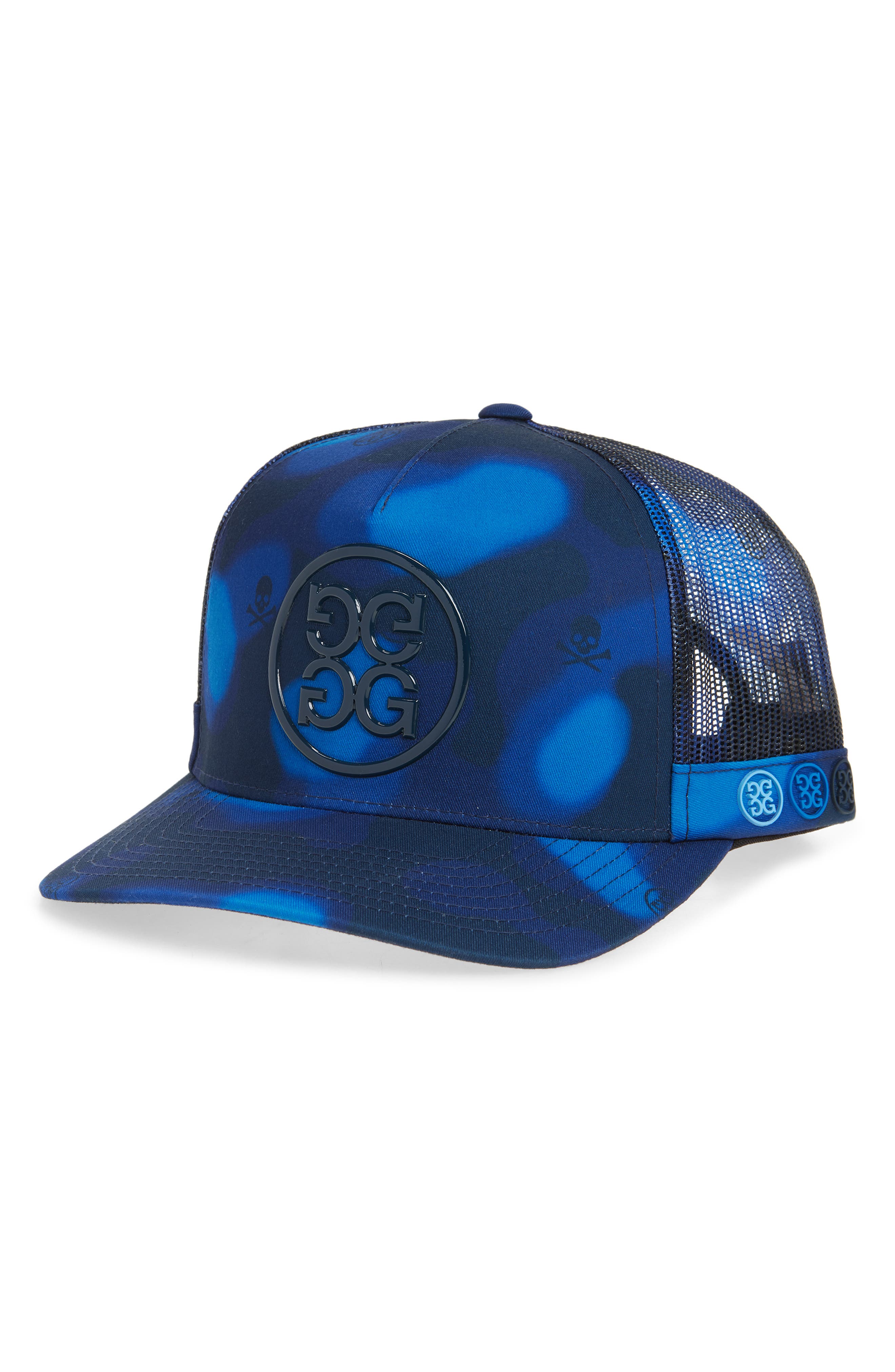 G/fore Icon Blur Camo Twill Trucker Hat In Twilight