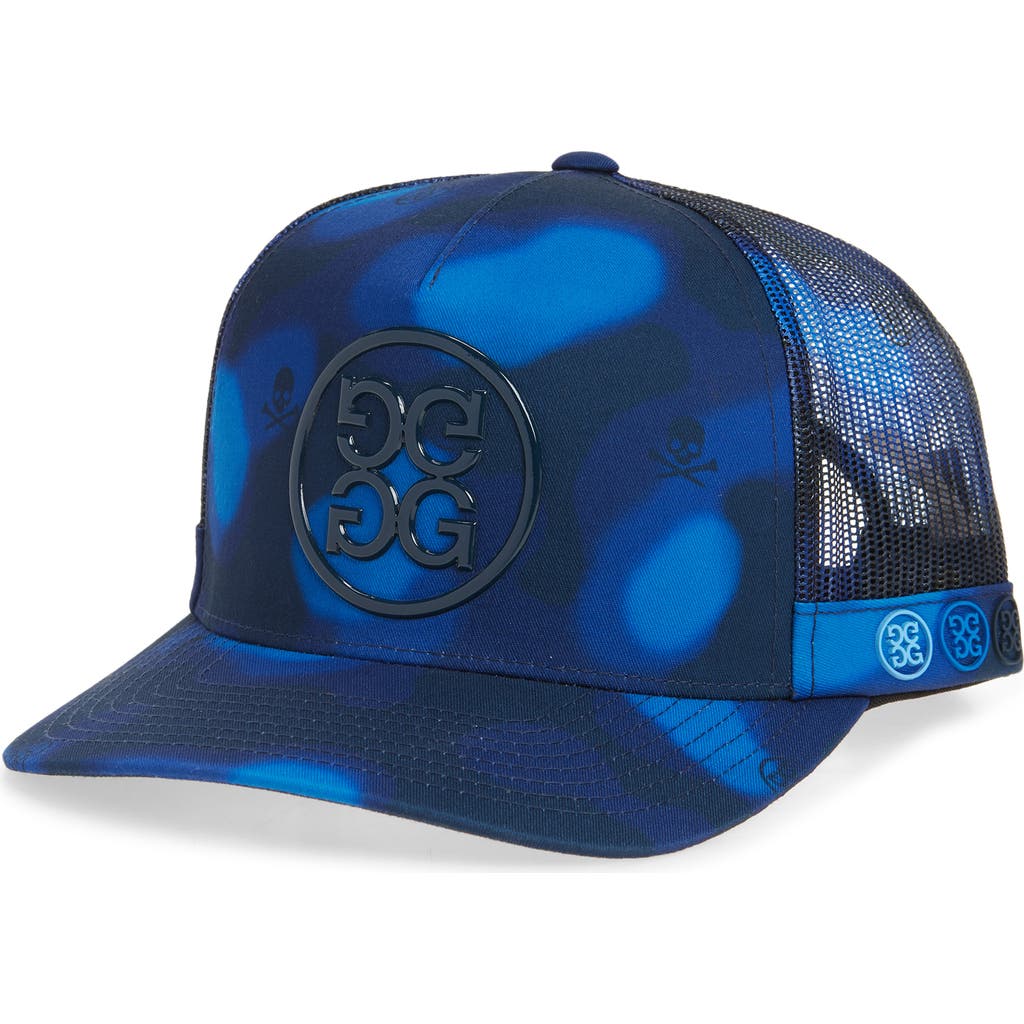 G/fore Icon Blur Camo Twill Trucker Hat In Twilight