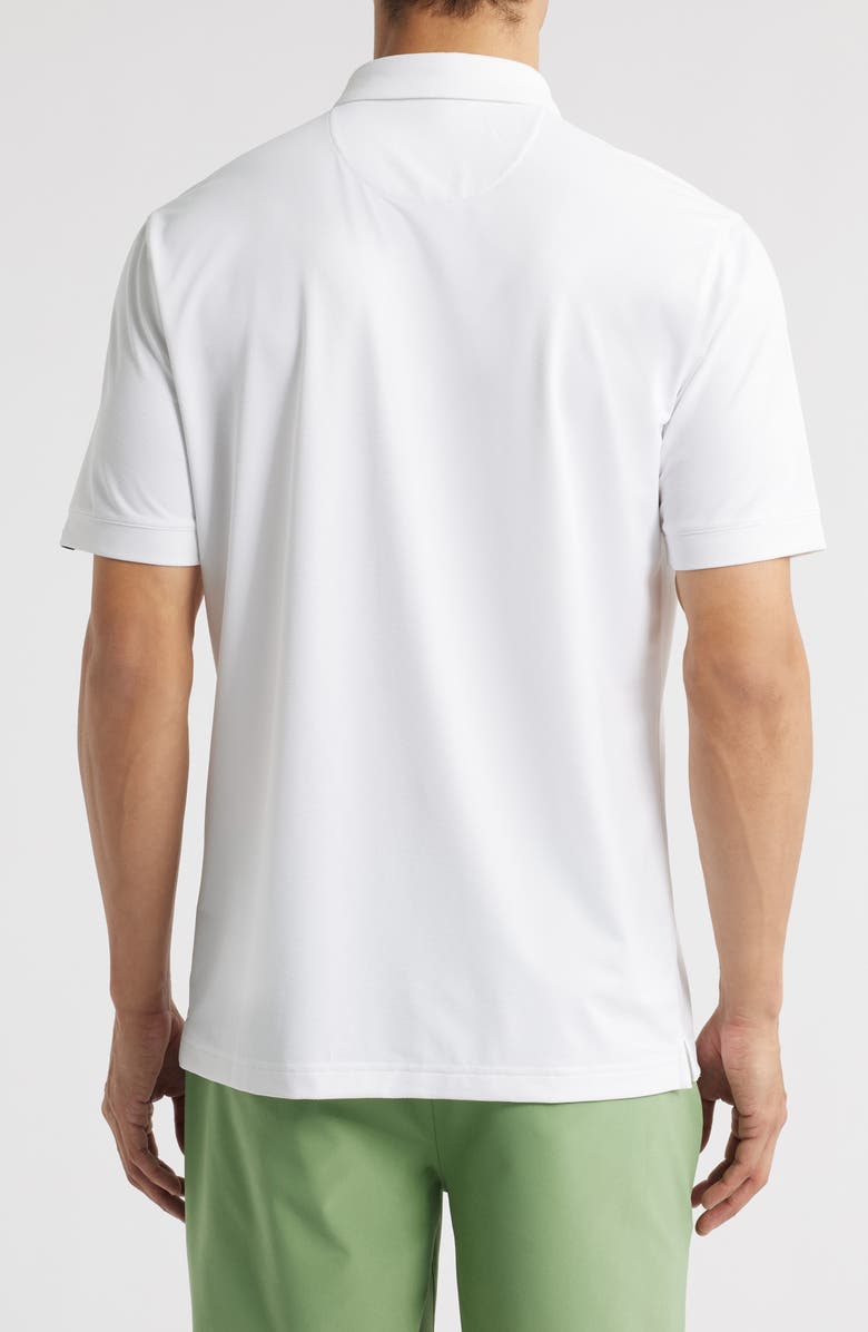 Mizzen+Main Halyard Trim Fit Performance Polo, Alternate, color, White