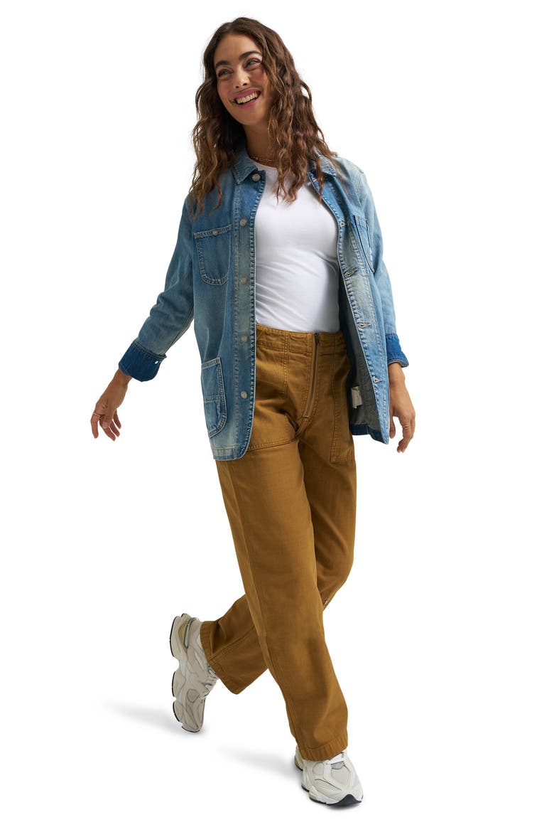 Denim Chore Jacket, Alternate, color, ACROSS THE SEA