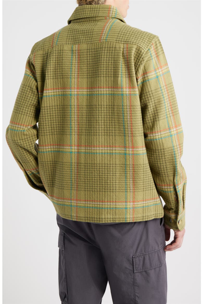 Blanton Cotton Button-Up Shirt, Alternate, color, OLIVE