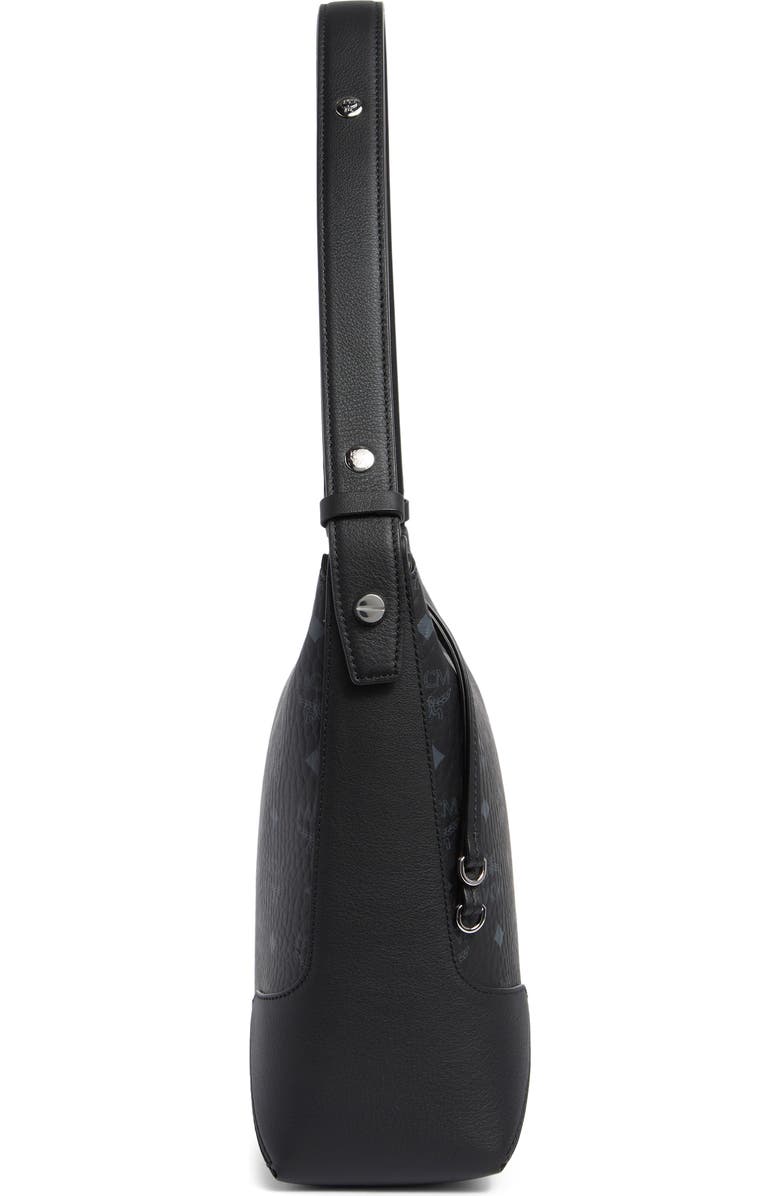 MCM Klara Visetos Medium Coated Canvas Hobo Bag, Alternate, color,