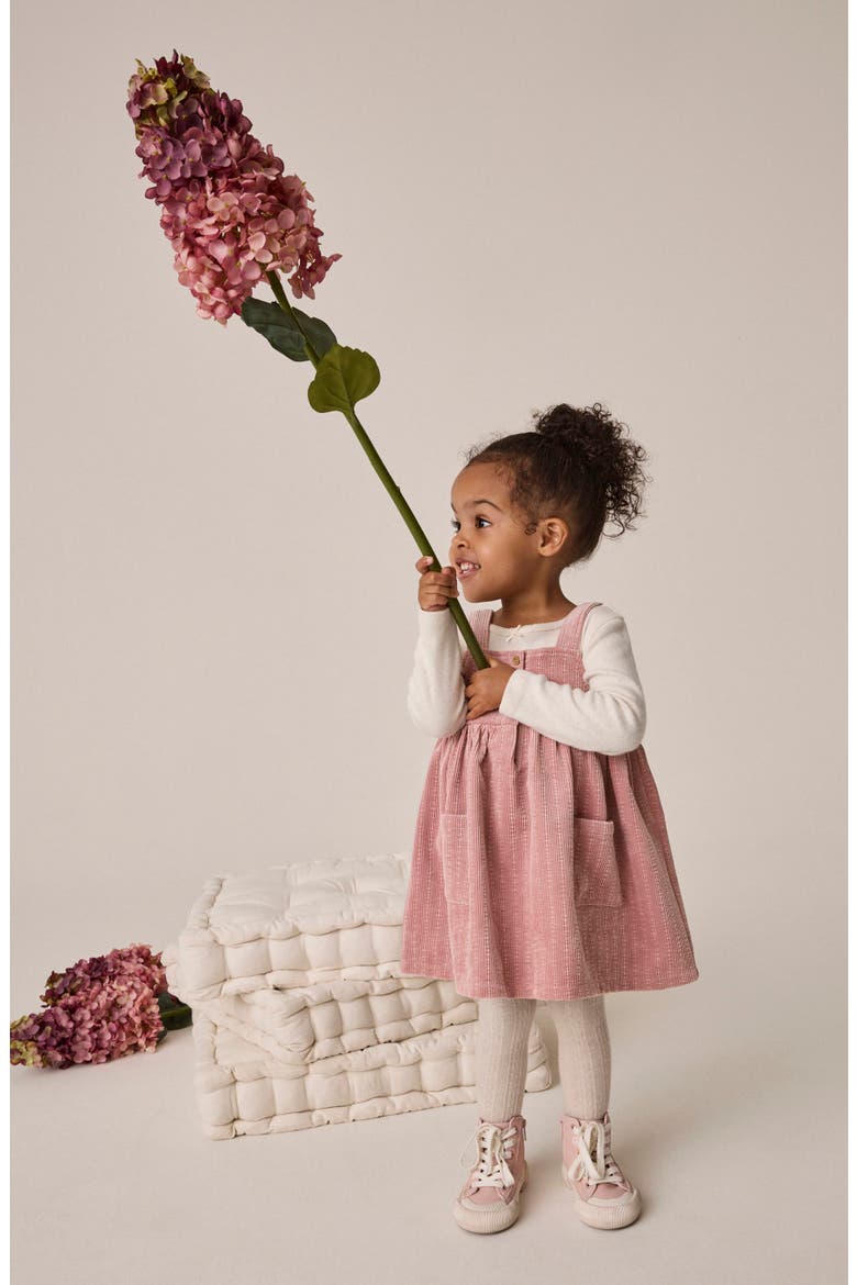 Kids' Corduroy Pinafore Dress, Alternate, color, PINK