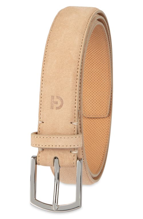Cole Haan Suede Belt In Brown