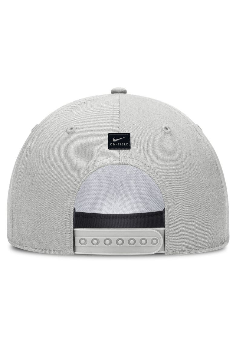 Men's Nike  Gray Clemson Tigers 2026 Sideline Dri-FIT Rise Adjustable Hat, Alternate, color, Gray