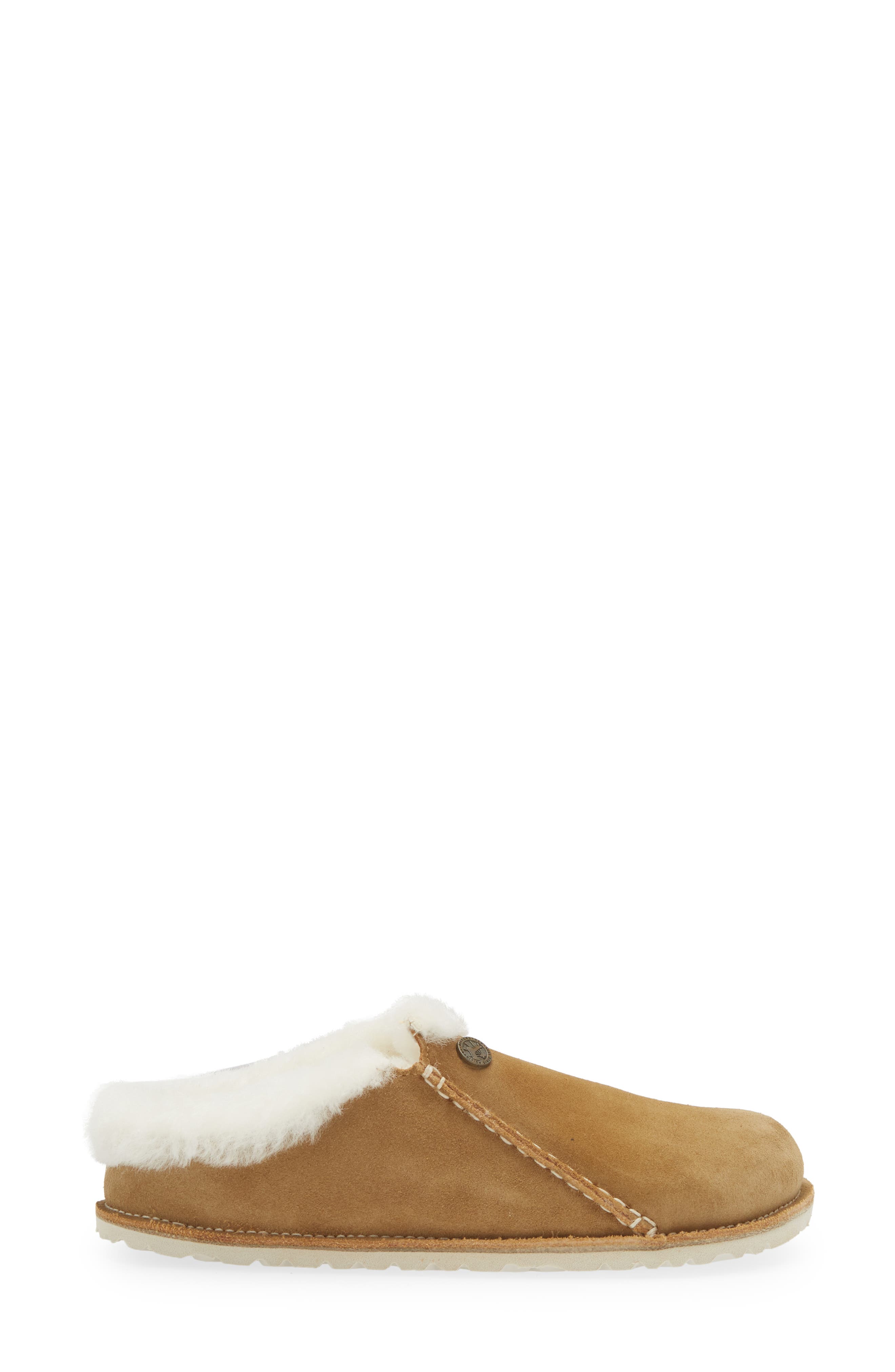 Birkenstock Zermatt Genuine Shearling Slipper, Alternate, color, Mink/ Natural