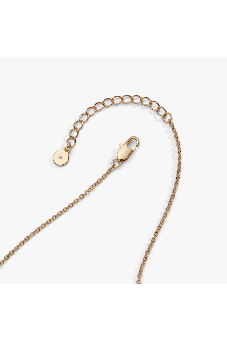 'Living That Sports Mom Life' Baseball Charm Necklace, Alternate, color, Gold