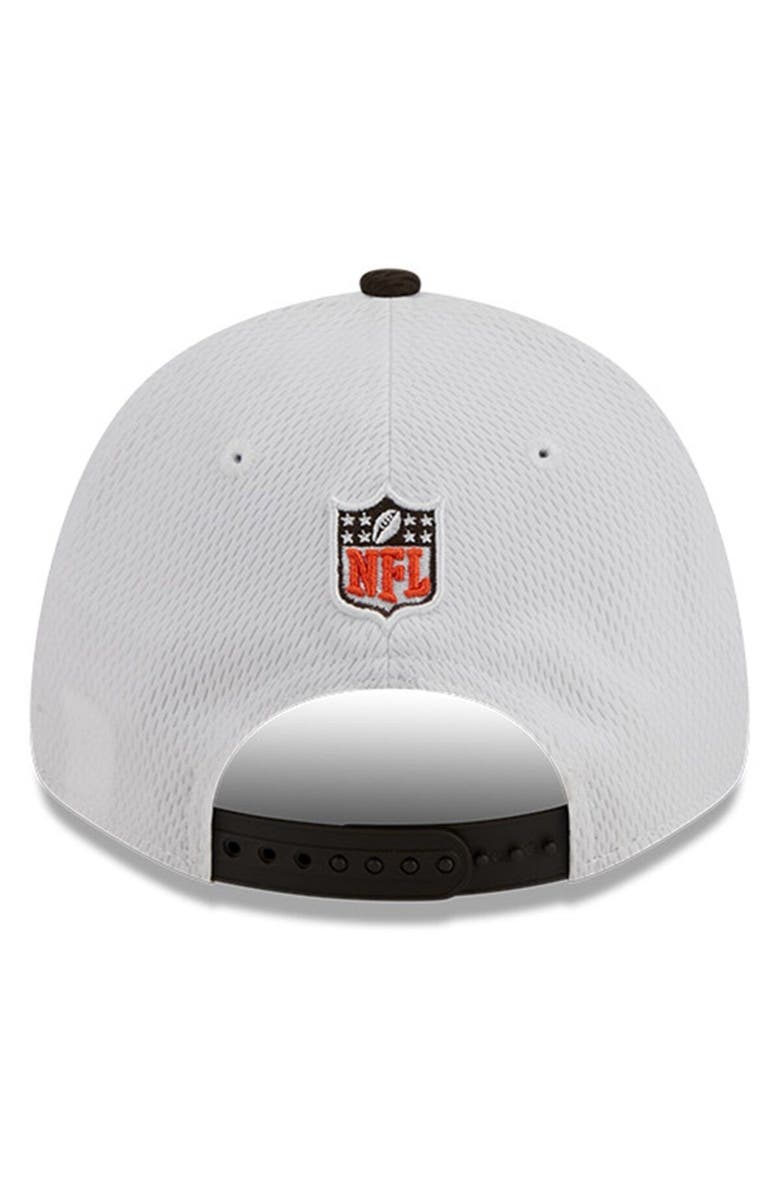 New Era Men's New Era White/Brown Cleveland Browns 2023 Sideline 9FORTY Adjustable Hat, Alternate, color, White