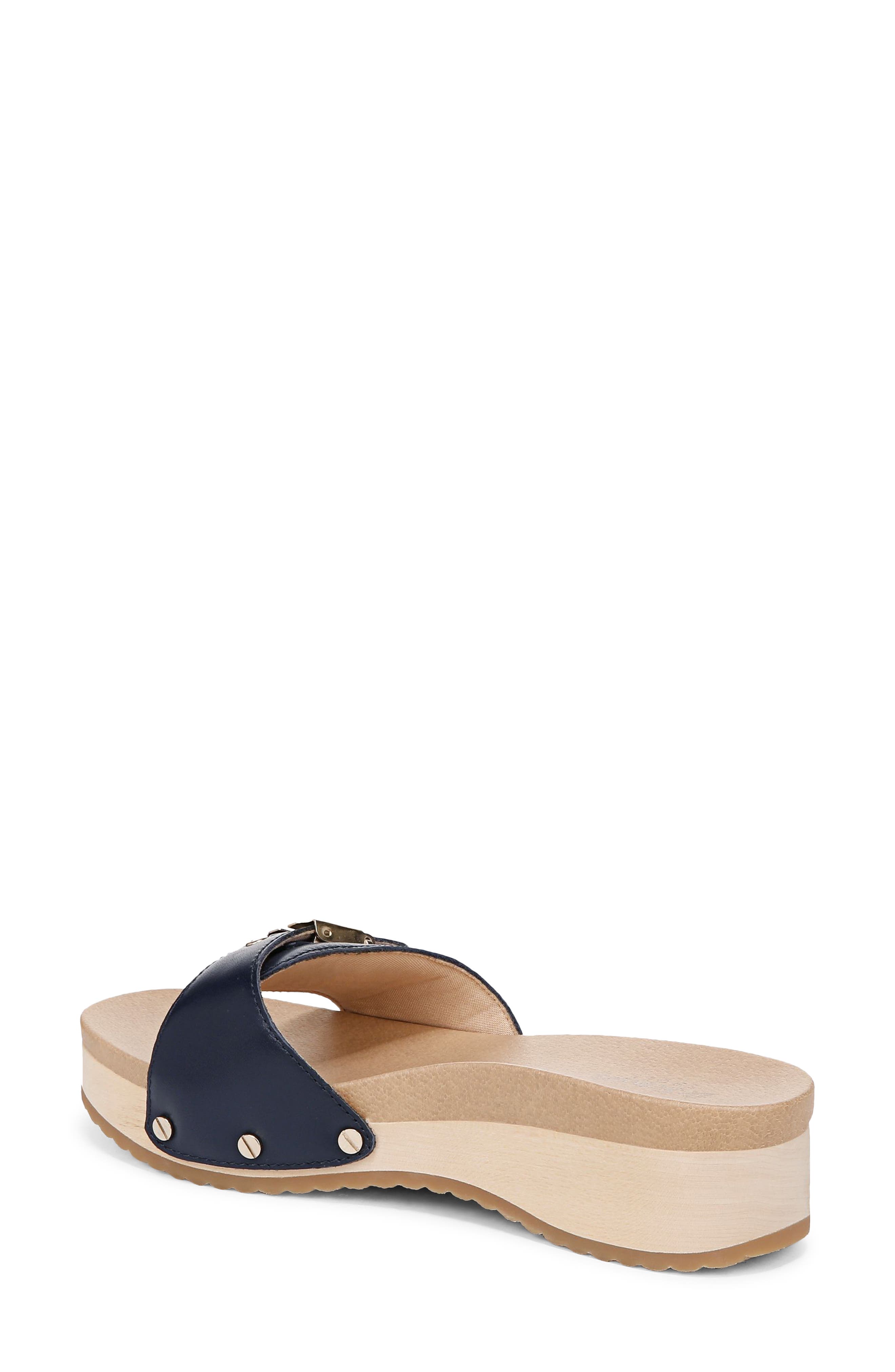 Dr. Scholl's Original Too Platform Sandal, Alternate, color, Navy