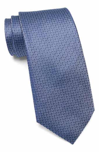 Duchamp Medallion Jacquard Silk Tie
