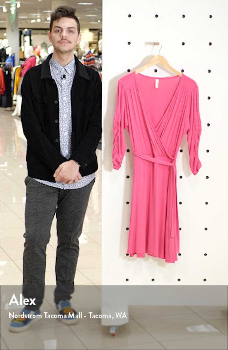 Tie Waist Wrap Dress, sales video thumbnail