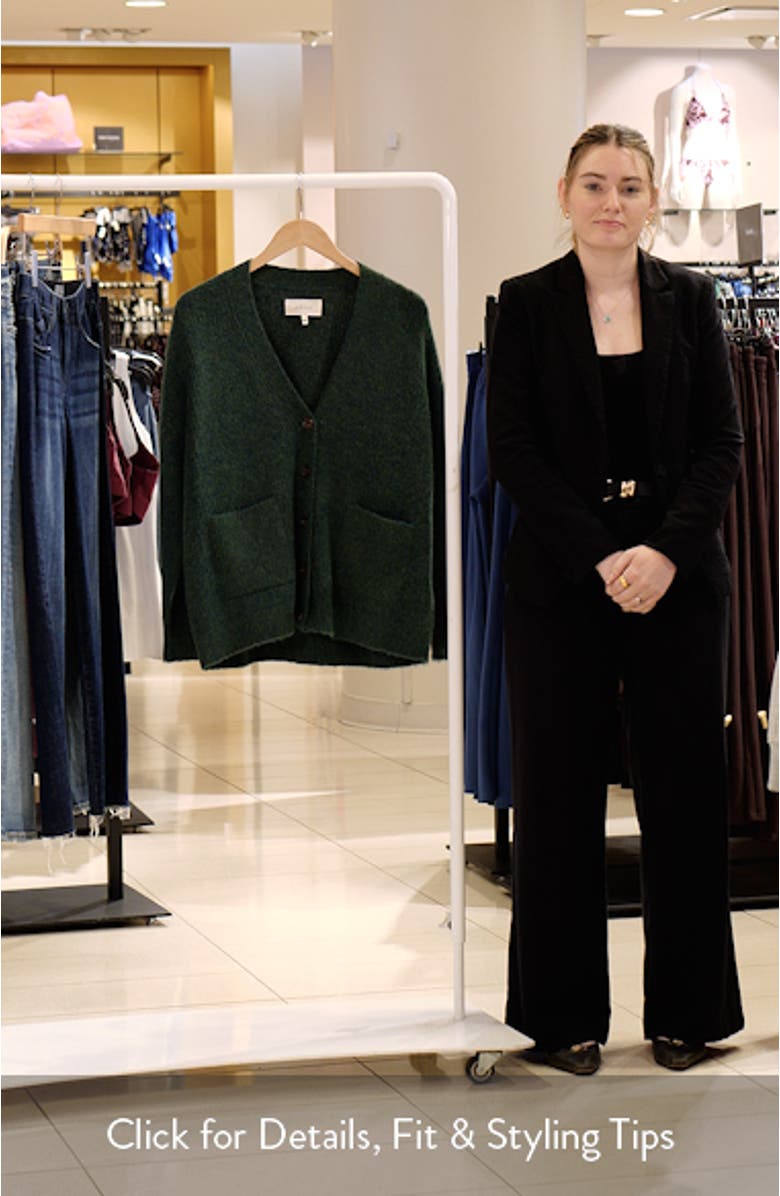 The Brushed Melange Cardigan, sales video thumbnail