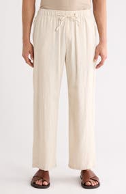 DENIM AND FLOWER Sand Linen Pants