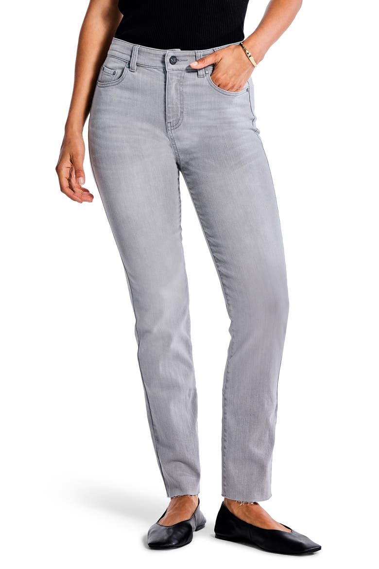 Ankle Straight Leg Jeans, Main, color, MERCURY