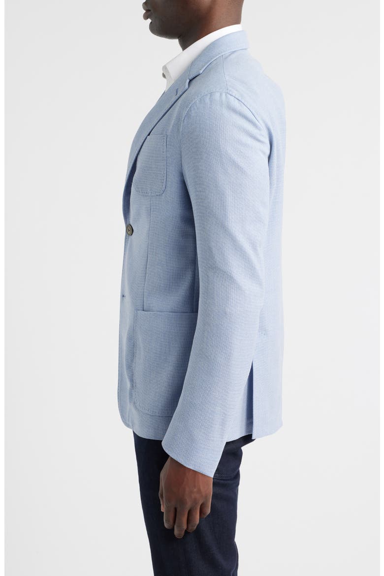 Textured Virgin Wool Sport Coat, Alternate, color, LIGHT BLUE