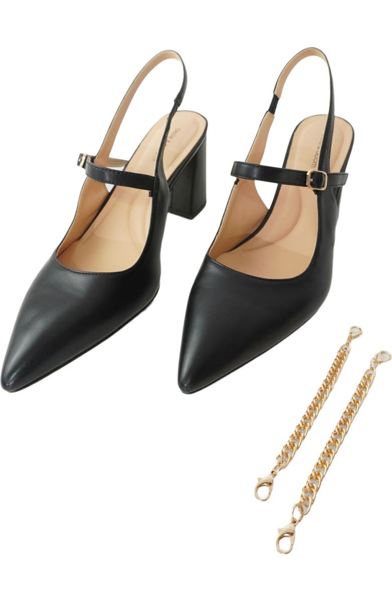 Belle & Bloom Up And Away Mary Jane, Alternate, color, Black