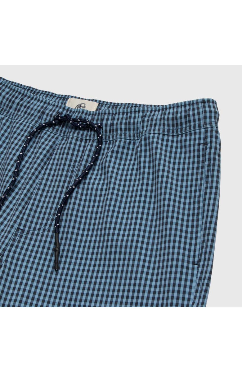 Surfside Supply Co. Jimmy 6.5" Gingham Volley, Alternate, color, Blue