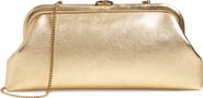 Jimmy Choo Skylar Metallic Leather Clutch