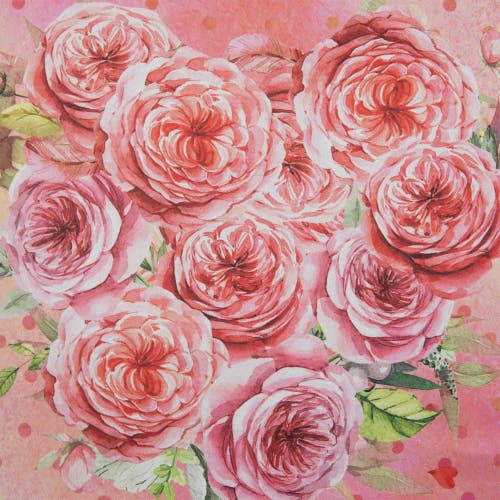 Northlight Love Rose Bouquet Outdoor Garden Flag 12.5" X 18" In Red