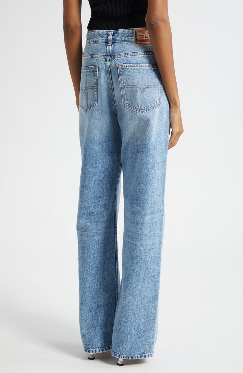 DIESEL<sup>®</sup> 1971 D-Sent High Waist Straight Leg Jeans, Alternate, color, Denim