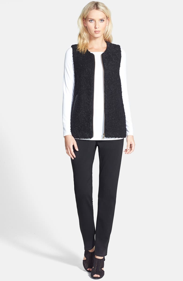 Eileen Fisher Slim Knit Ankle Pants, Main, color,