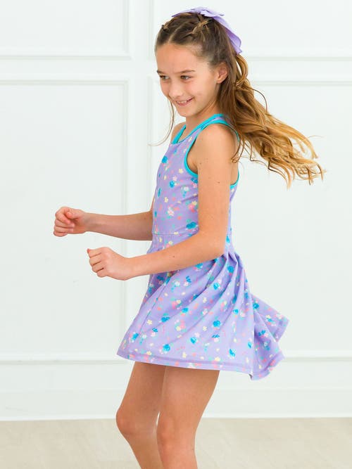 Rufflebutts Girls Upf50+ Active Dress & Bike Short Set In Multi