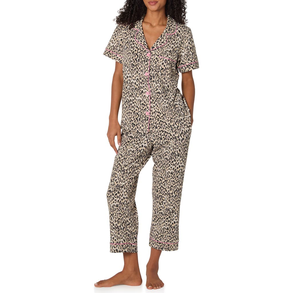 Bedhead Pajamas Print Stretch Organic Cotton Crop Pajamas