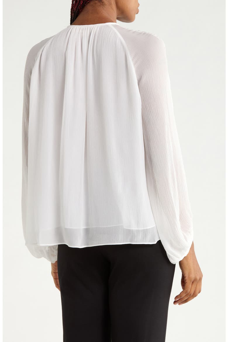 Nicky Ruffled Long Sleeve Top, Alternate, color, WHITE