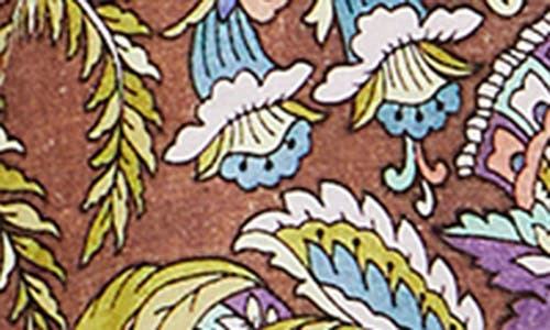 City Chic Paisley Print Split Neck Blouse In Multi