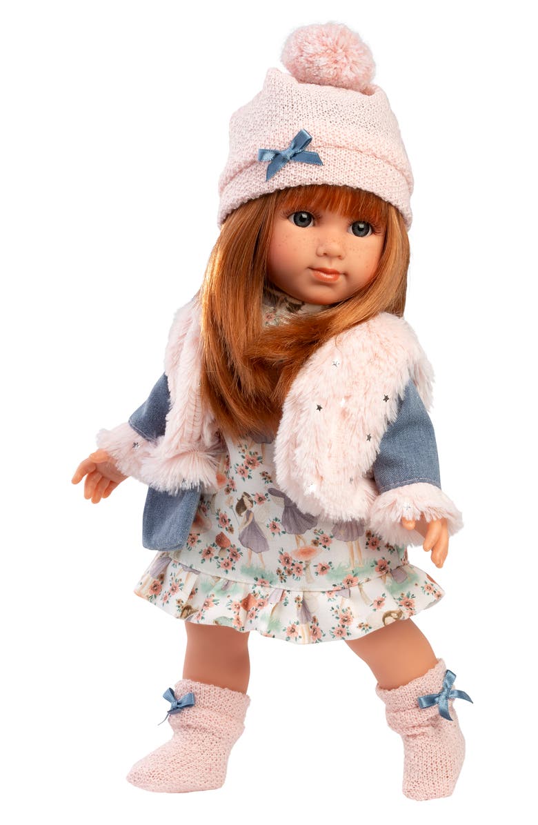 Llorens Autumn 13.8-Inch Soft Body Fashion Baby Doll, Alternate, color, 