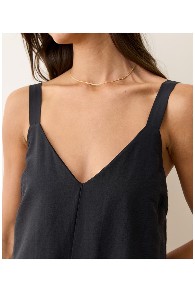Cari V-Neck Wide Leg Jumpsuit, Alternate, color, BLACK