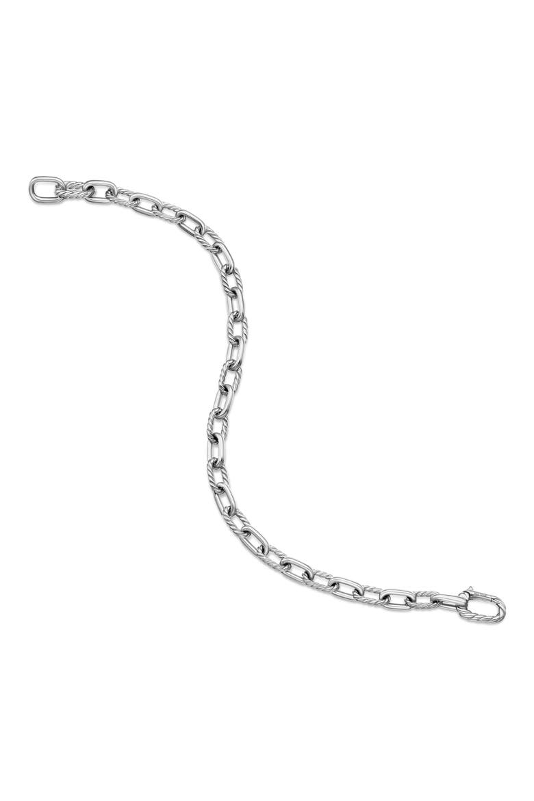 Madison Link Bracelet, Alternate, color, STERLING SILVER