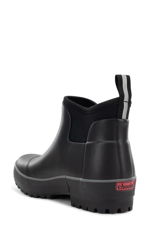 Chooka Everyday Ankle Rain Bootie In Black