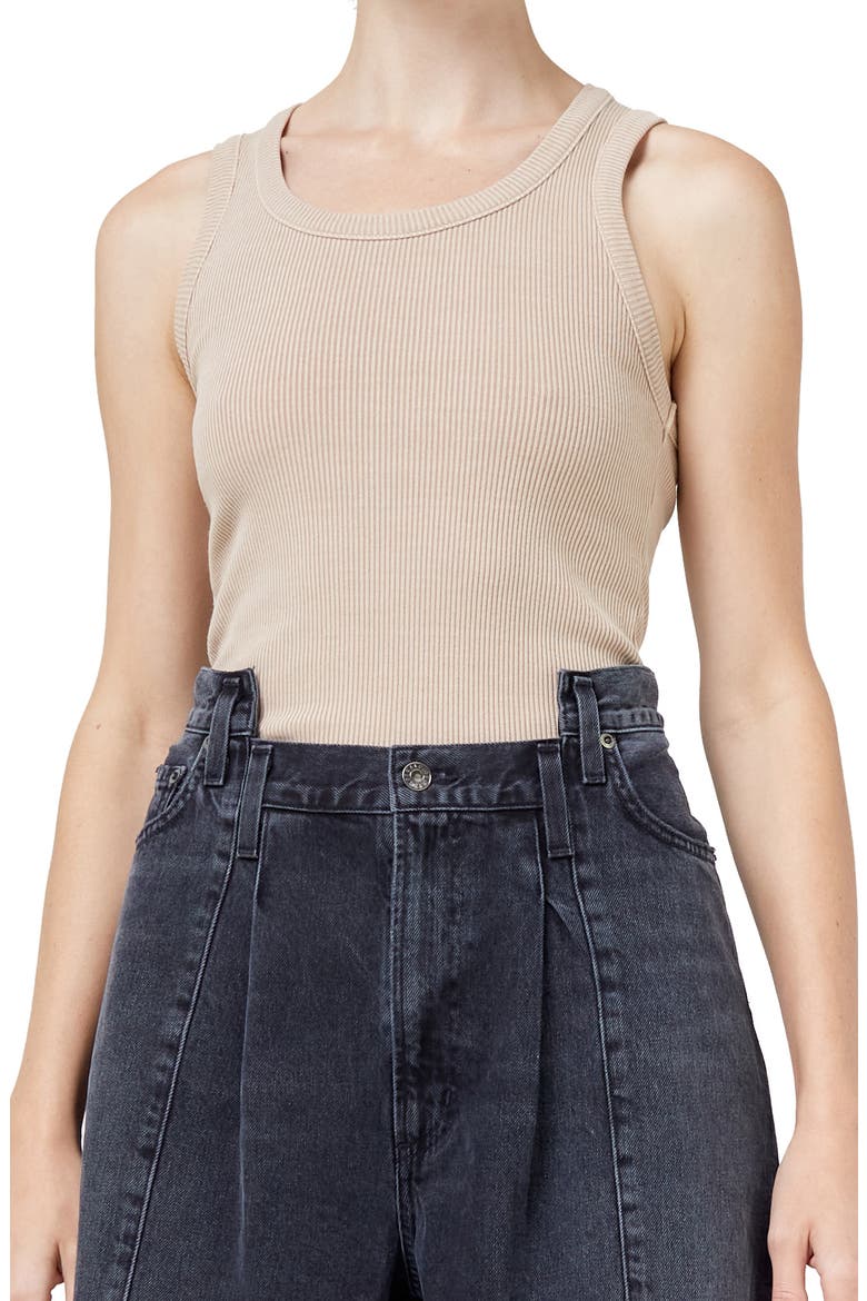 Poppy Tank Top, Main, color, DONUT