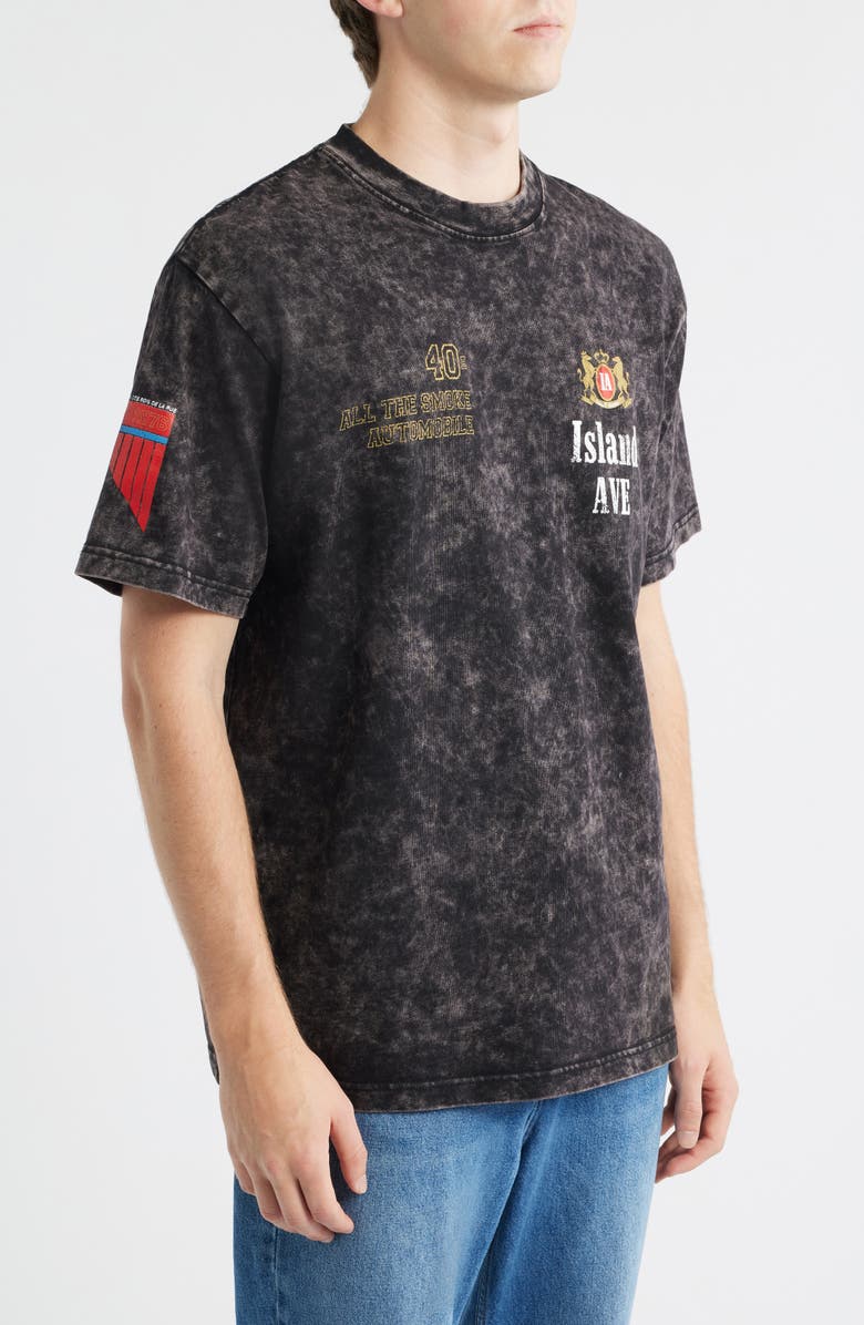 Island Avenue Marlboro Monte Carlo Cotton Graphic T-Shirt, Alternate, color, Black