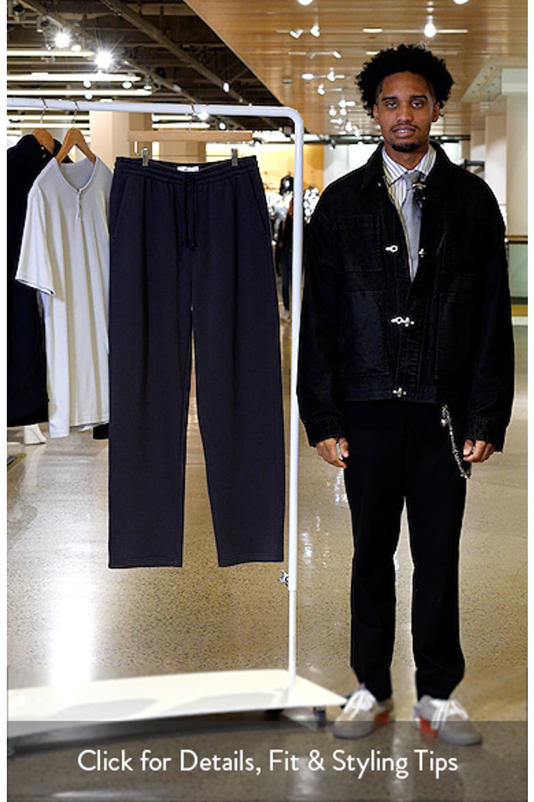 Straight Leg Fleece Sweatpants video