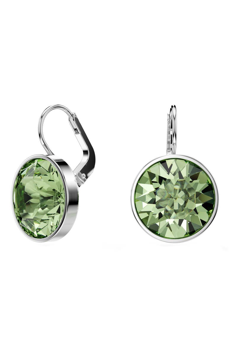 Bella Drop Earrings, Alternate, color, GREEN