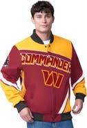 G-III Extreme Men's G-III Extreme Burgundy Washington Commanders Maximum Racing Full-Snap Jacket