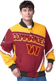 G-III Extreme Men's G-III Extreme Burgundy Washington Commanders Maximum Racing Full-Snap Jacket
