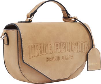 Trapunto Logo Satchel Bag