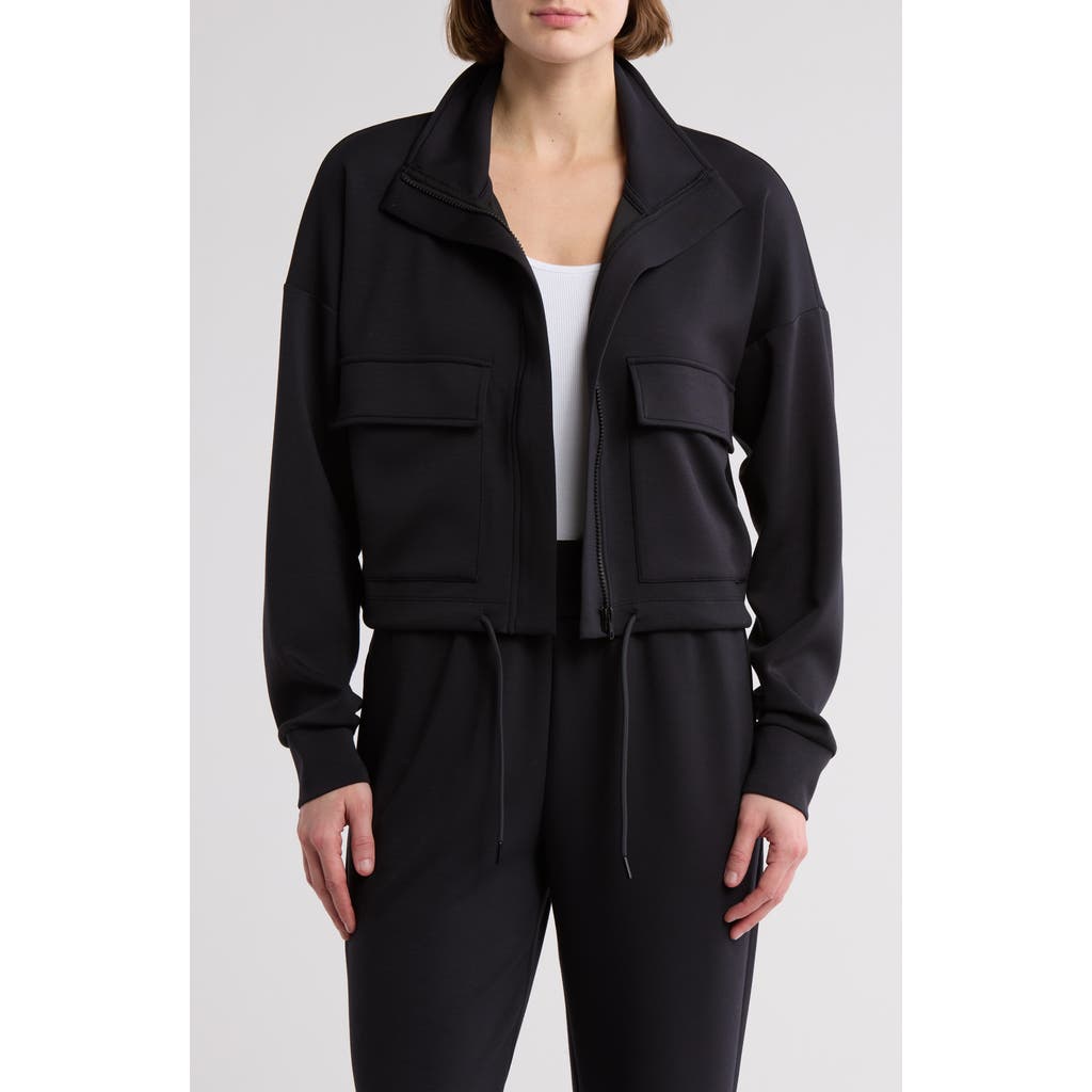 Z By Zella Whisper Scuba Jacket In Black