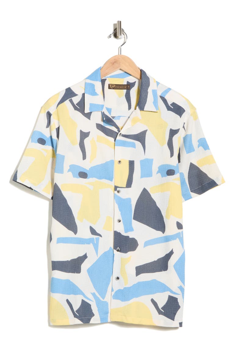 Abstract Print Camp Shirt, Alternate, color, TOFU