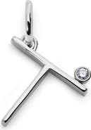 Monica Vinader Lab Grown Diamond Initial Pendant